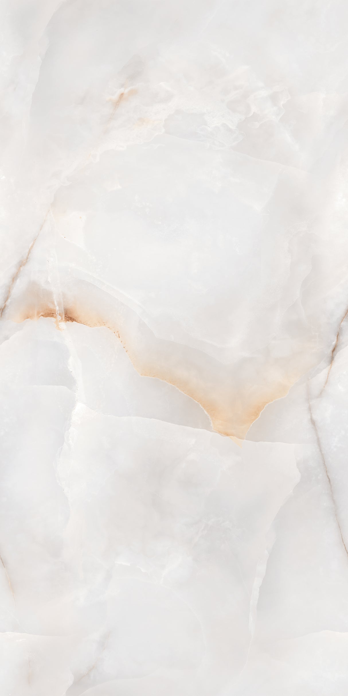 Carrelage effet marbre brillant- Infini Nuage Blanc - 60x120cm