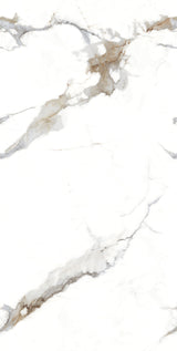 Carrelage effet marbre brillant- Infini Statuario Lithique - 60x120cm