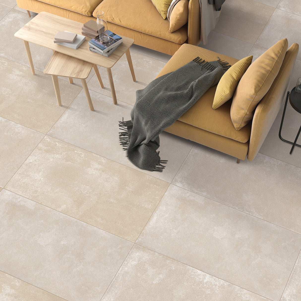 Carrelage effet pierre antidérapant - Interia BG R11 - 60x120cm