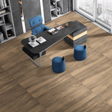 Carrelage effet parquet bois mat - Jatoba Marron - 20x120cm