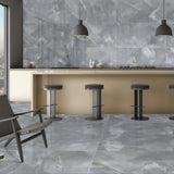 Carrelage effet marbre brillant - Jenifer Grey - 60x120cm