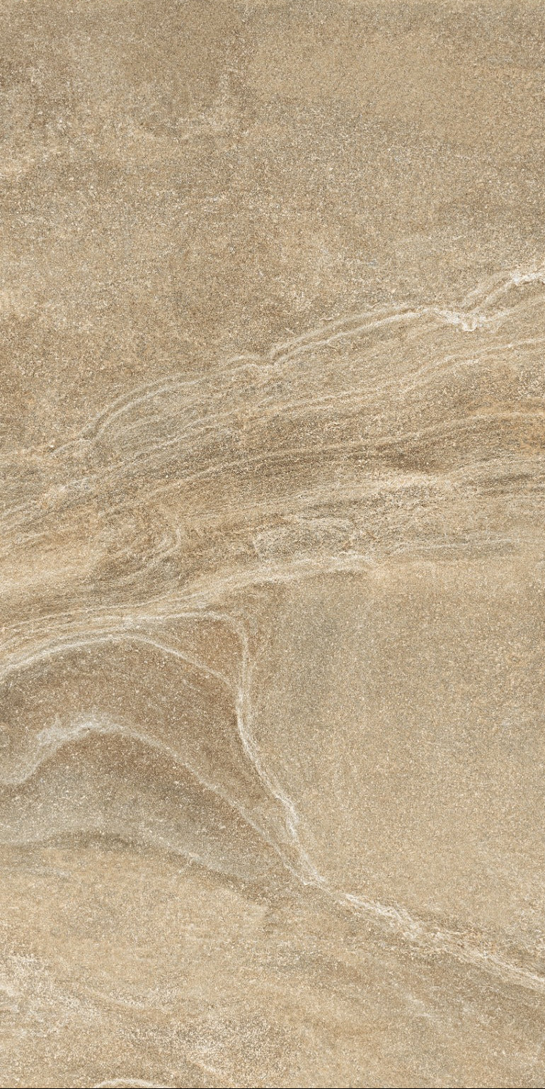 Carrelage effet pierre antidérapant - Lacoste Beige R11 - 60x120cm