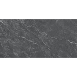 Carrelage effet marbre noir semi-brillant - Las Palmas Carbon - 60x120cm