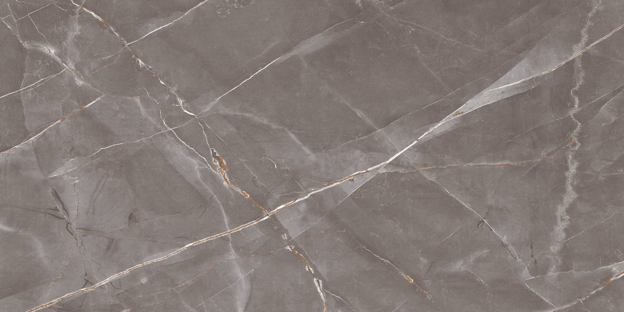 Carrelage effet marbre brillant - Leceister - 60x120cm