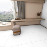 Carrelage effet uni mat - Litchi Blanc - 60x60cm