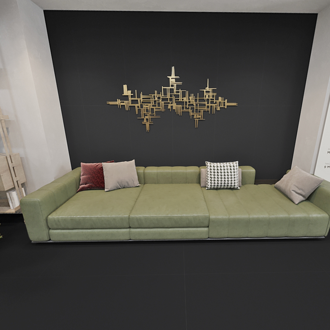 Carrelage uni mat - Litchi Noir - 60x120cm