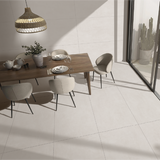 Carrelage effet pierre mat - Litique Blanc - 60x120cm