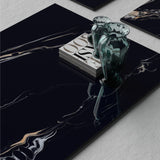 Carrelage effet marbre brillant - Luxona Black - 60x120cm