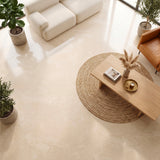 Carrelage effet marbre beige mat satin - Magique Beige - 60x120cm