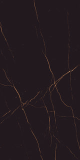 Carrelage effet marbre brillant - Marquinha Gold - 60x120cm