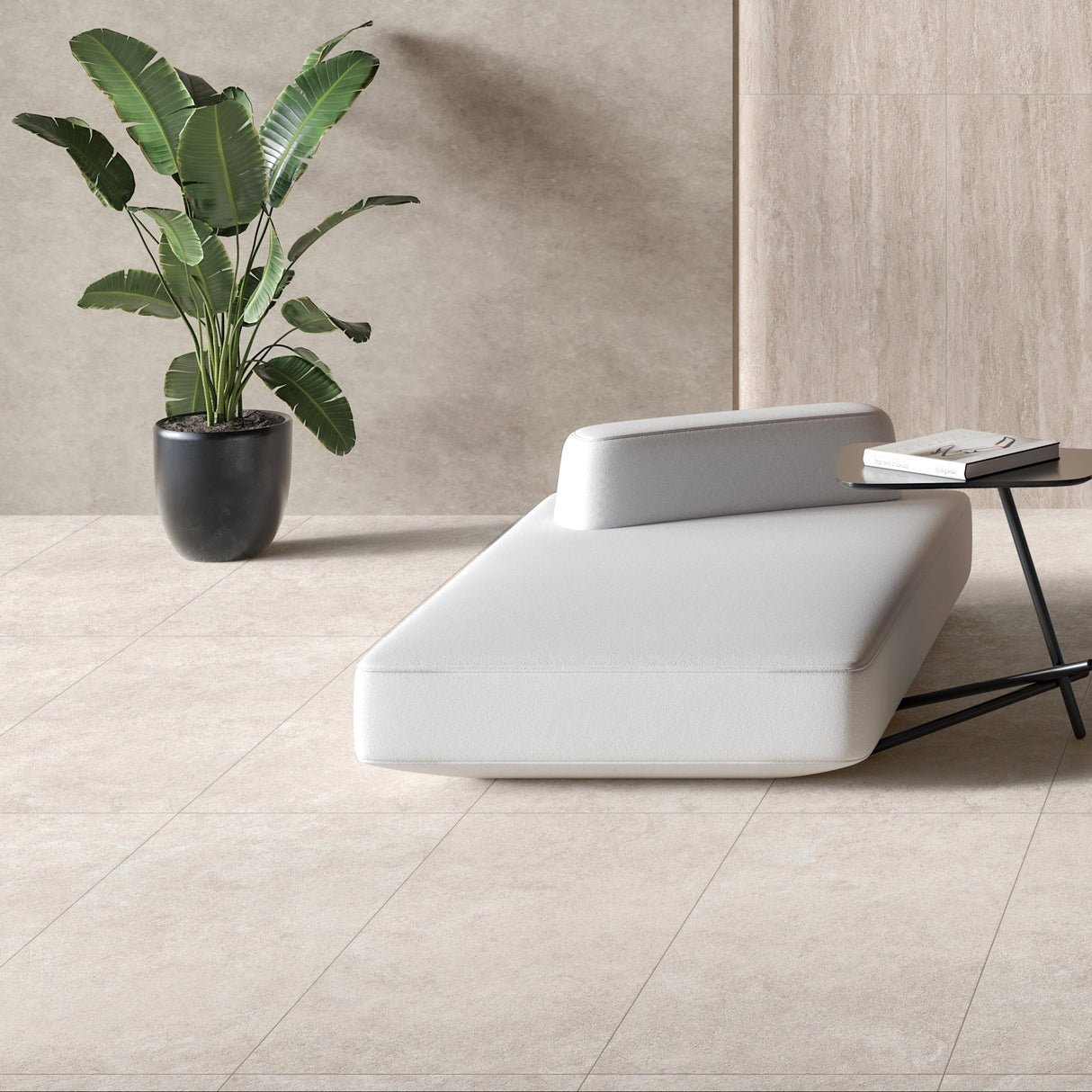 Carrelage effet pierre mat - Mystical charm crema - 60x120cm