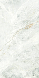 Carrelage effet marbre bleu mat satin - Onyx Alpes Blanc - 60x120cm