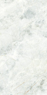 Carrelage effet marbre bleu mat satin - Onyx Alpes Blanc - 60x120cm