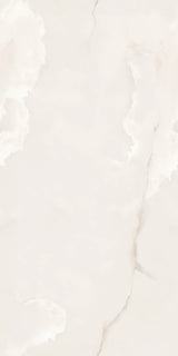 Carrelage effet marbre beige mat satin - Onyx Fleur Beige - 60x120cm