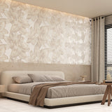 Carrelage effet décoratif brillant  - Onyx Fleur Decor - 60x120cm