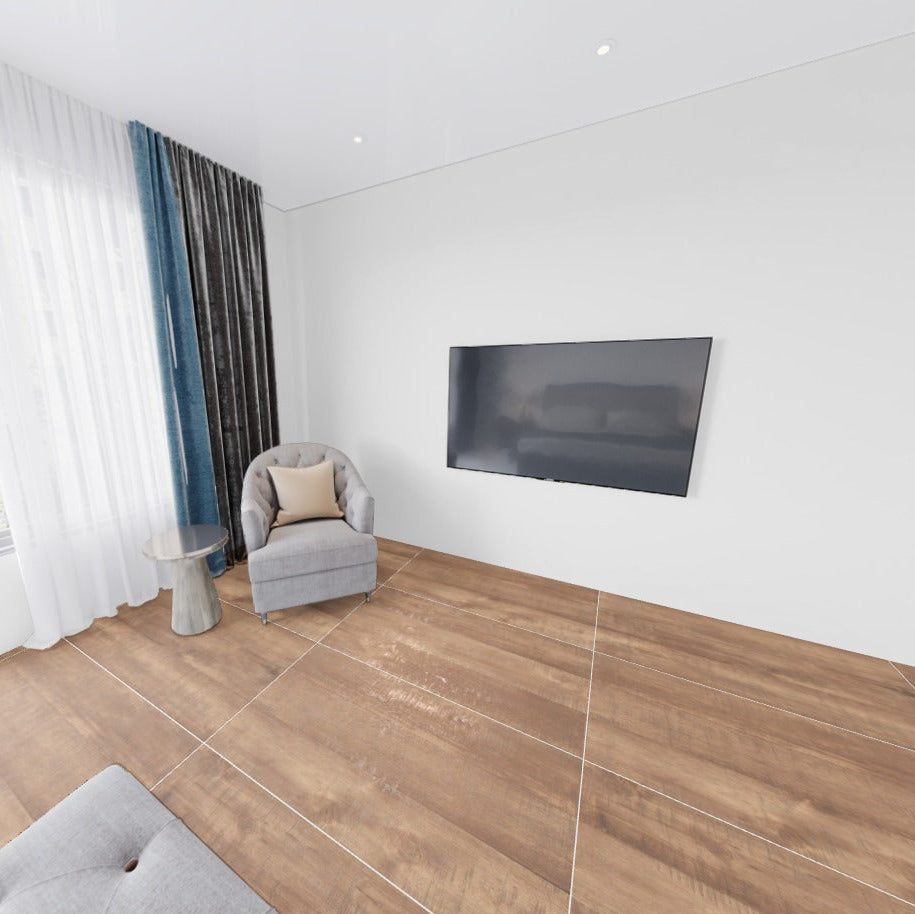 Carrelage effet bois mat - Oppulence modern wood copper - 60x120cm