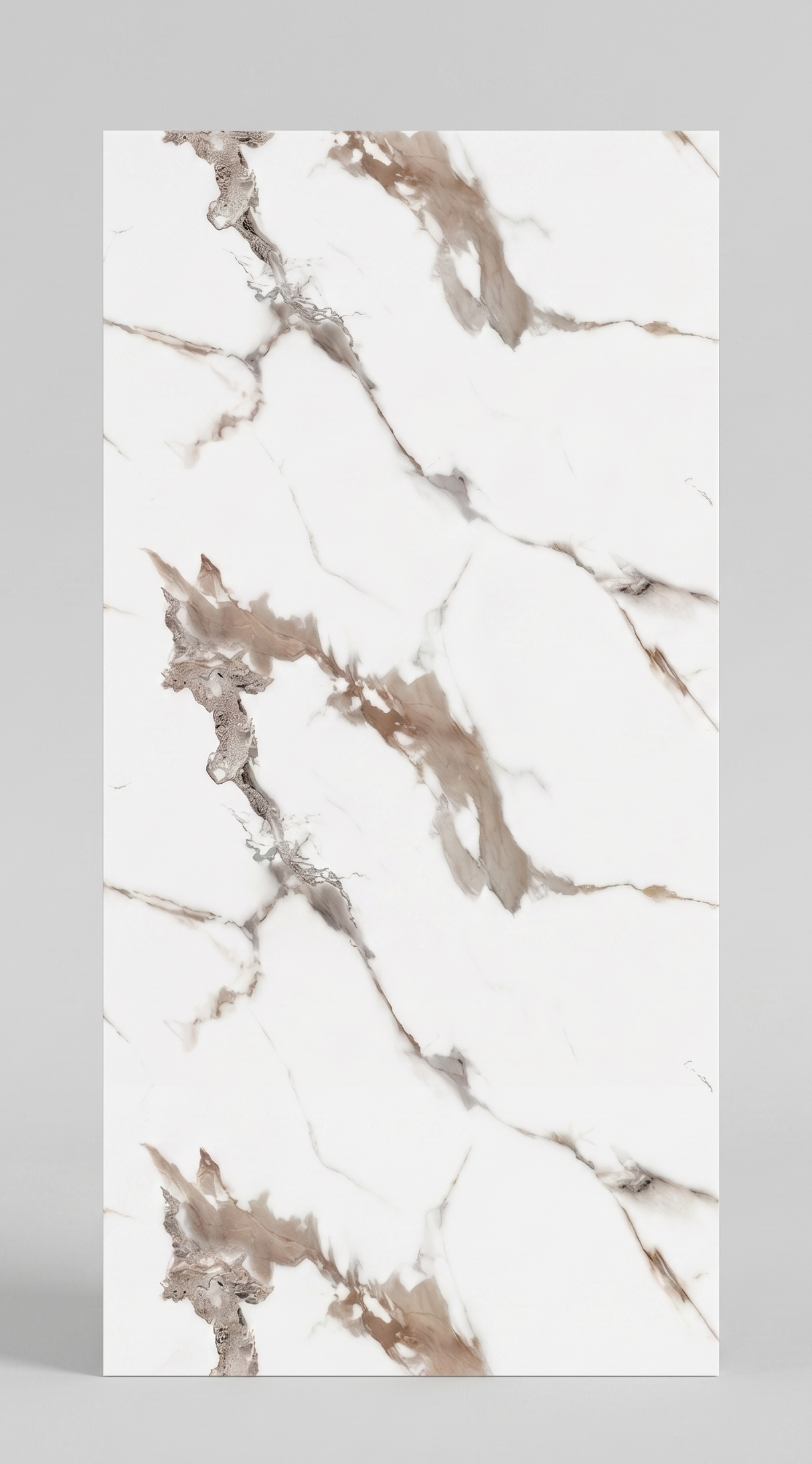 Panneau mural PVC effet marbre blanc et or - PVC 2 - 260x122cm
