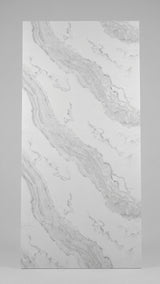 Panneau mural PVC effet marbre blanc - PVC-7 - 260x122cm