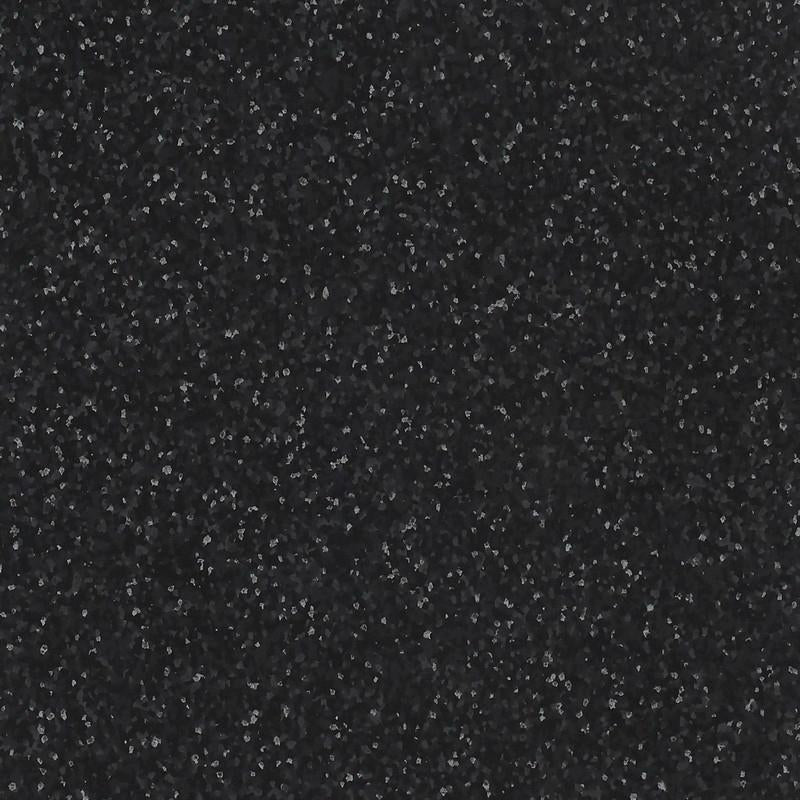 Plan de travail en carrelage effet pierre noir mat - Silicone Granite - 80x320x1,5cm