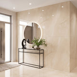 Carrelage effet marbre brillant - Plovdiv Beige - 120x120cm