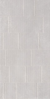 Carrelage effet pierre mat - Riviera Blanco Décor - 60x120cm