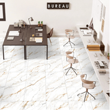 Carrelage effet marbre brillant- Roma Gold - 60x120cm