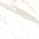 Carrelage effet marbre brillant - Royal Carara - 100x100cm
