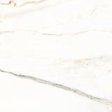 Carrelage effet marbre brillant - Royal Carara - 100x100cm