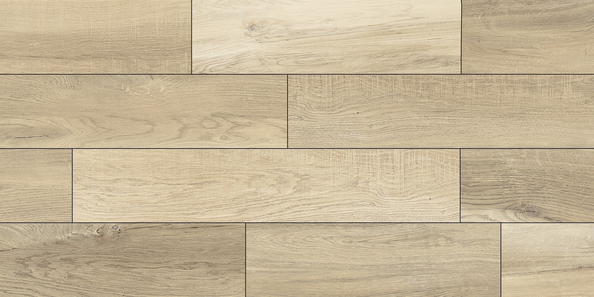Carrelage effet parquet bois mat - Rustic wood cream - 60x120cm
