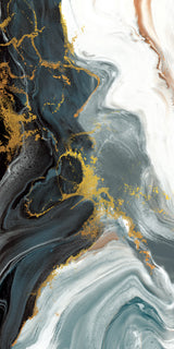 Carrelage effet marbre brillant- Santorini - 60x120cm