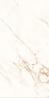 Carrelage effet marbre brillant - Satvario Crema - 60x120cm