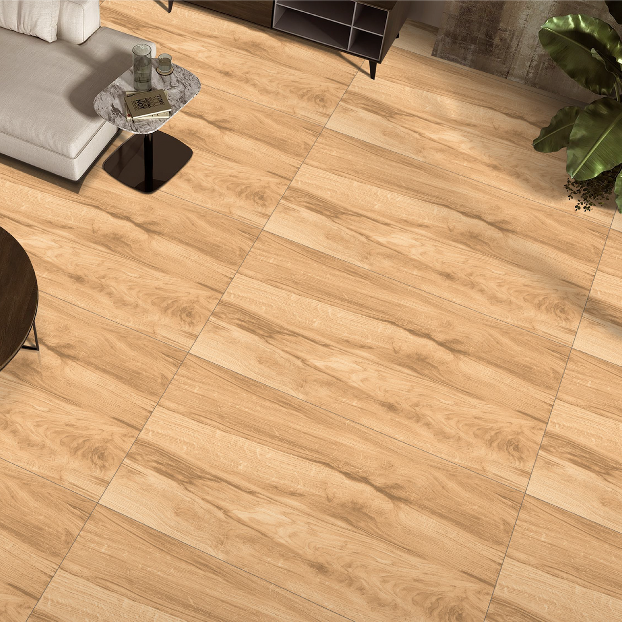 Carrelage effet bois mat - Sedona Cherry - 60x120cm