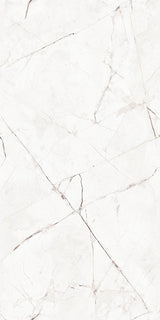 Carrelage effet marbre brillant - Splendore Blanco - 60x120cm