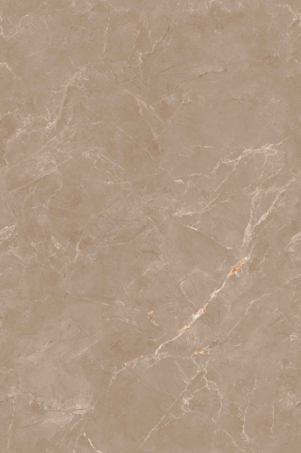 Carrelage effet marbre brillant - Tokyo Taupe - 60x120cm