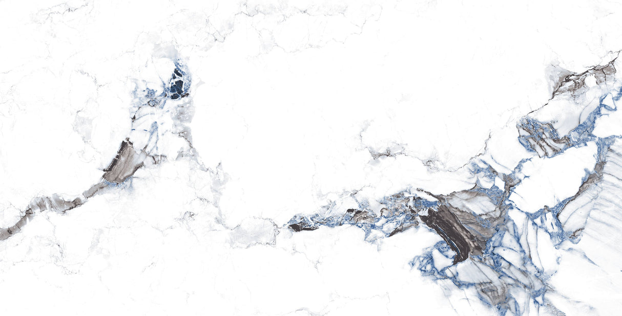 Carrelage effet marbre brillant - Tortosa - 60x120cm