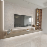 Carrelage effet marbre brillant- Turqueville Blanc - 60x120cm