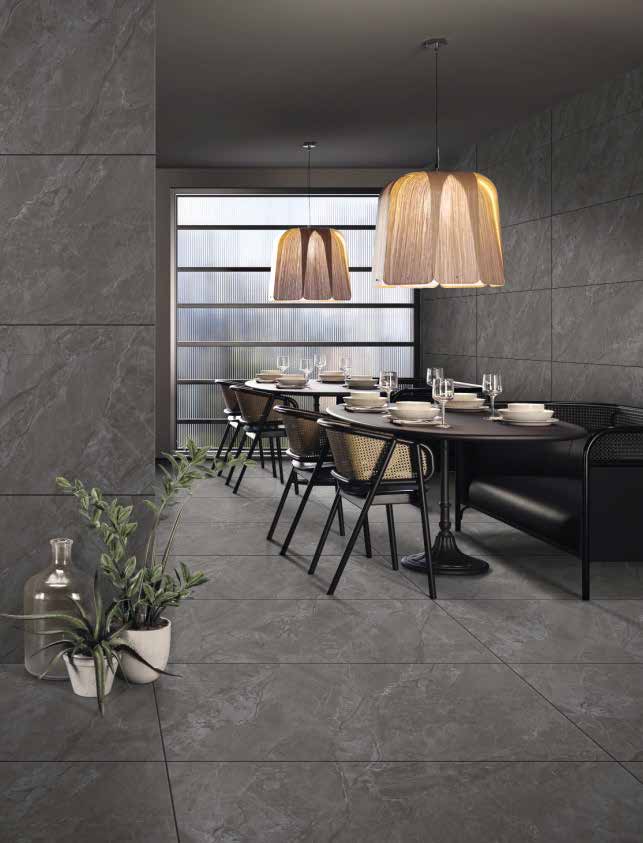 Carrelage Dallas Noir 60x120 cm – Sophistication et Modernité Intemporelle