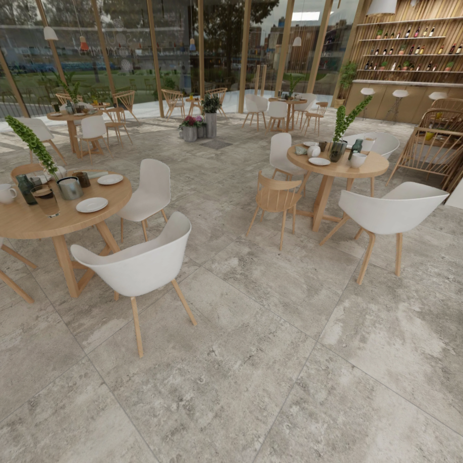 Carrelage effet pierre mat - Astrum Grees - 60x60cm